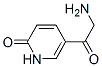 2(1H)-Pyridinone,  5-(aminoacetyl)-  (9CI) Structure