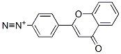 Benzenediazonium, 4-(4-oxo-4H-1-benzopyran-2-yl)- (9CI) 化学構造式