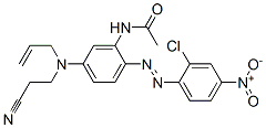 N-[2-[(2-chloro-4-nitrophenyl)azo]-5-[(2-cyanoethyl)allylamino]phenyl]acetamide|