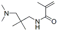 N-[3-(dimethylamino)-2,2-dimethylpropyl]methacrylamide Structure