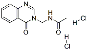 N-[(4-oxoquinazolin-3-yl)methyl]acetamide dihydrochloride 结构式