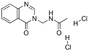 N-[(4-oxoquinazolin-3-yl)methyl]acetamide dihydrochloride,75159-37-4,结构式