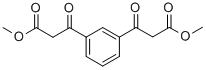 BETA1,BETA3-DIOXO-1,3-BENZENEDIPROPANOIC ACID 1,3-DIMETHYL ESTER Struktur