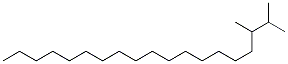 NONADECANE,2,3-DIMETHYL- 结构式