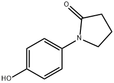 1-(4-HYDROXYPHENYL)PYRROLIDIN-2-ONE Structure