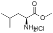Methyl L-leucinate hydrochloride Struktur