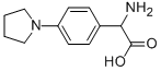 AMINO-(4-PYRROLIDIN-1-YL-PHENYL)-ACETIC ACID Structure