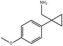 [1-(4-Methoxyphenyl)cyclopropyl]methylamine Structure