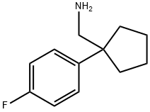 C-[1-(4-FLUORO-PHENYL)-CYCLOPENTYL]-METHYLAMINE Structure