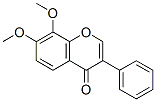 7,8-Dimethoxy isoflavone Structure