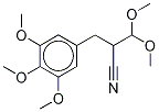 3,4,5-TRIMETHOXY-2'-CYANO-DI-HYDROCINNAMALDEHYDE DIMETHYLACETAL 结构式