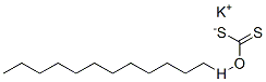 O-dodecyl hydrogen dithiocarbonate , potassium salt Structure