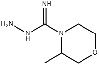 4-Morpholinecarboximidicacid,3-methyl-,hydrazide(9CI) 结构式