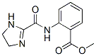 Benzoic acid, 2-[[(4,5-dihydro-1H-imidazol-2-yl)carbonyl]amino]-, methyl ester 化学構造式