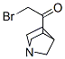 Ethanone, 1-(1-azabicyclo[2.2.1]hept-3-yl)-2-bromo-, exo- (9CI) 化学構造式