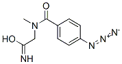 methyl-4-azidobenzoylaminoacetimidate Struktur