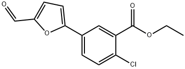 752231-43-9 2-クロロ-5-(5-ホルミル-2-フリル)安息香酸エチル