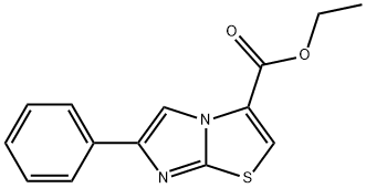 6-苯基咪唑并[2,1-B]噻唑-3-羧酸乙酯,752244-05-6,结构式