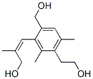 4-Hydroxymethyl-3-[(Z)-3-hydroxy-2-methyl-1-propenyl]-2,6-dimethylbenzeneethanol 结构式