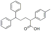 2-(4-methylphenyl)-5,5-diphenyl-pentanoic acid,75226-93-6,结构式