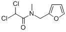 2,2-Dichloro-N-(2-furanylmethyl)-N-methylacetamide 化学構造式