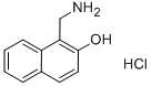 1-(氨基甲基)萘-2-醇盐酸盐, 7523-34-4, 结构式