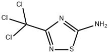 3-(三氯甲基)-1,2,4-噻二唑-5(2H)-亚胺,7523-57-1,结构式