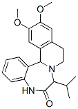 5,9,10,14b-Tetrahydro-12,13-dimethoxy-7-isopropylisoquino[2,1-d][1,4]benzodiazepin-6(7H)-one|