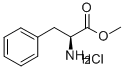 L-フェニルアラニンメチル塩酸塩 化学構造式