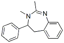 4,5-dihydro-2,3-dimethyl-4-phenyl-3H-1,3-benzodiazepine 结构式