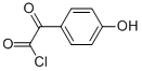 Benzeneacetyl chloride, 4-hydroxy-alpha-oxo- (9CI) Structure