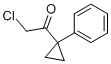 Ethanone, 2-chloro-1-(1-phenylcyclopropyl)- (9CI) 结构式