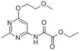 4-Carbethoxy-carbonilamino-2-methyl-6-(beta-methoxyethoxy)pyrimidine,75274-17-8,结构式