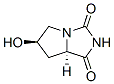 1H-Pyrrolo[1,2-c]imidazole-1,3(2H)-dione,tetrahydro-6-hydroxy-,(6R-trans)-(9CI) Structure