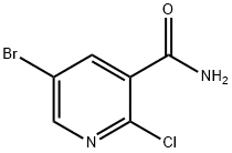 5-Bromo-2-chloropyridine-3-carboxamide Struktur