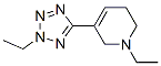 Pyridine, 1-ethyl-3-(2-ethyl-2H-tetrazol-5-yl)-1,2,5,6-tetrahydro- (9CI) 结构式