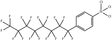 PERFLUOROOCTYLPHENYLTRICHLOROSILANE,753025-21-7,结构式