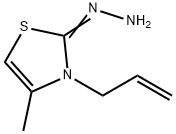 2(3H)-Thiazolone,4-methyl-3-(2-propenyl)-,hydrazone(9CI),753027-82-6,结构式