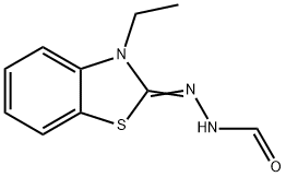 Hydrazinecarboxaldehyde, (3-ethyl-2(3H)-benzothiazolylidene)- (9CI),753028-42-1,结构式