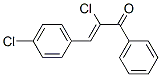 2-chloro-3-(4-chlorophenyl)-1-phenyl-prop-2-en-1-one|
