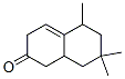 3,5,6,7,8,8a-Hexahydro-5,7,7-trimethyl-2(1H)-naphthalenone Structure