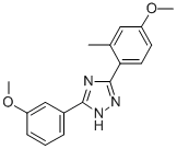 3-(4-Methoxy-o-tolyl)-5-(3-methoxyphenyl)-1H-1,2,4-triazole Structure