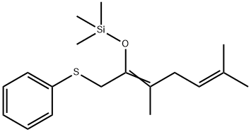 3,6-디메틸-2-트리메틸실릴옥시-1-페닐티오-2,5-헵타디엔