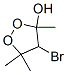 4-Bromo-3,5,5-trimethyl-1,2-dioxolan-3-ol,75332-39-7,结构式