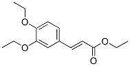 3-(3,4-Diethoxyphenyl)propenoic acid ethyl ester Struktur