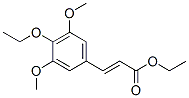 3-(4-Ethoxy-3,5-dimethoxyphenyl)propenoic acid ethyl ester 结构式