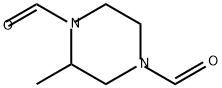 1,4-Piperazinedicarboxaldehyde,2-methyl-(9CI) Struktur
