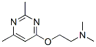 Ethanamine, 2-[(2,6-dimethyl-4-pyrimidinyl)oxy]-N,N-dimethyl- (9CI) 化学構造式