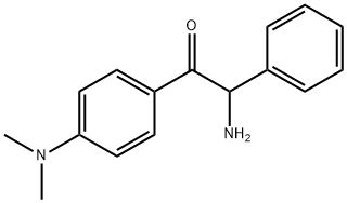 Ethanone,  2-amino-1-[4-(dimethylamino)phenyl]-2-phenyl- 化学構造式