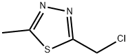 2-(クロロメチル)-5-メチル-1,3,4-チアジアゾール 化学構造式